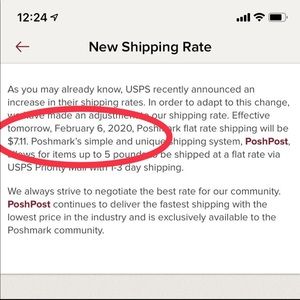 NEW SHIPPING RATES